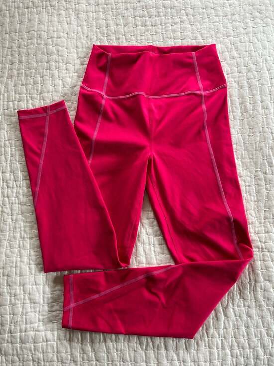 J.Crew Pants - J.Crew Active High-Waisted 7/8 Leggings in Vibrant Pink Size Small